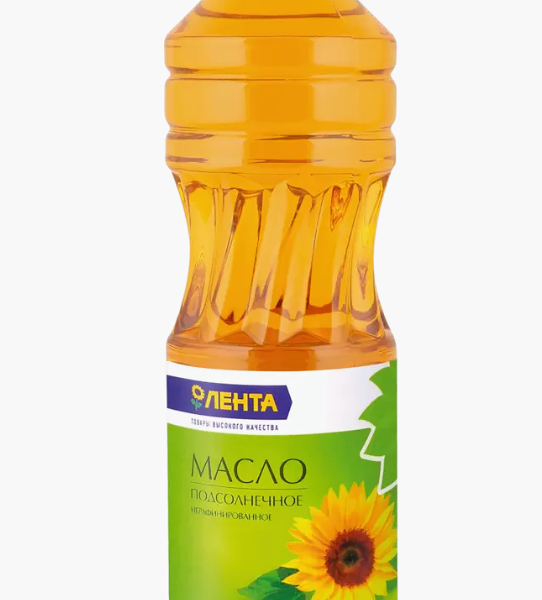Масло подсолнечное ЛЕНТА нерафинированное 