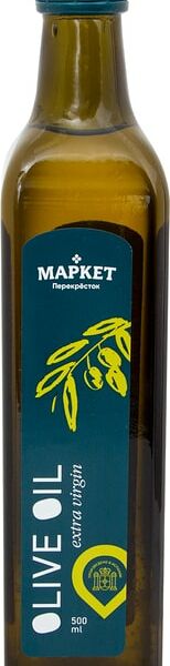 Масло оливковое Маркет Перекресток Extra Virgin нерафинированное 500мл