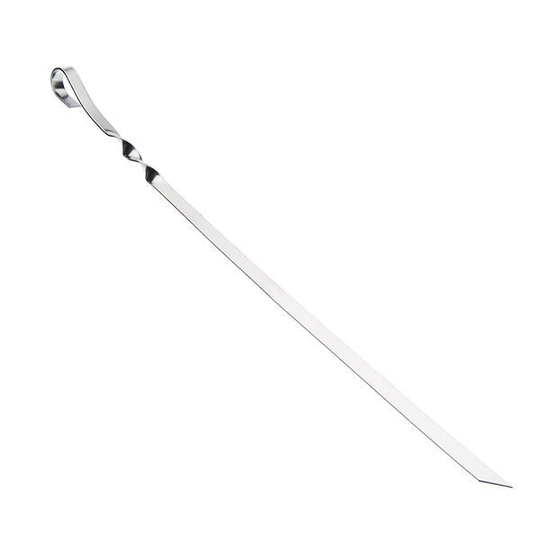 Шампур плоский 410х10х1.5мм, нерж. зерк. сталь, арт. ш4