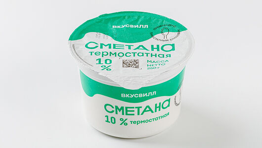 Сметана 10% термостатная