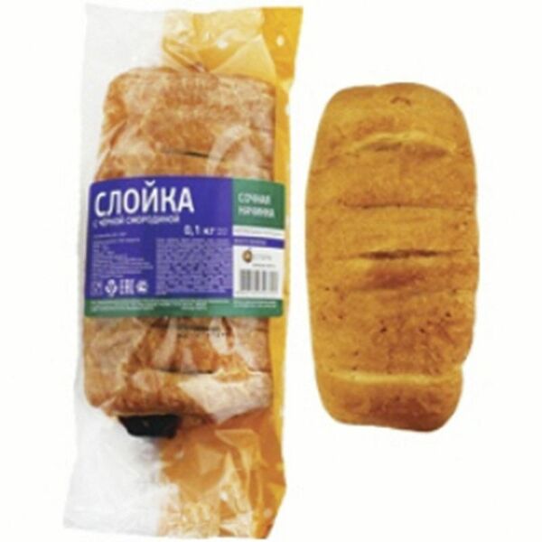 Слойка Стерх с чёрной смородиной, 100г