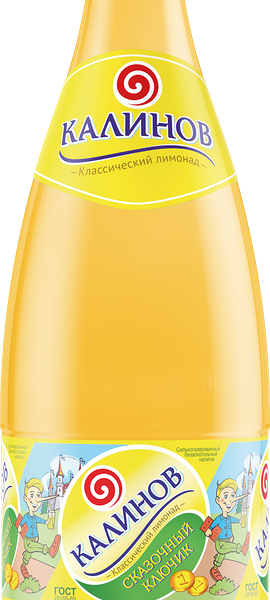 Напиток КАЛИНОВ Классический Сказочный ключик сильногазированный, 1.5л