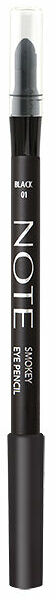 Карандаш для глаз Note Smokey Eye Pencil 01 Black для создания эффекта смоуки 1.2 г