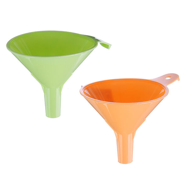 Набор воронок 3 шт., пластик, d 8 см, 2 цвета в ассортименте