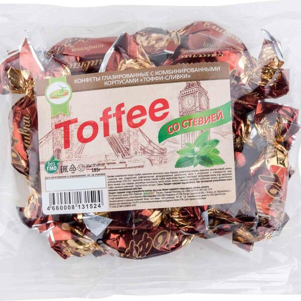Конфеты СахарOFF Toffee со стевией