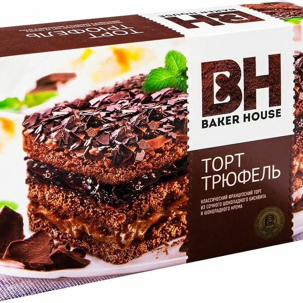 Торт Baker House Трюфель шоколадный 350 г
