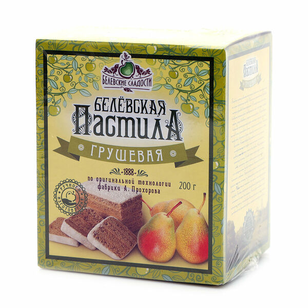 Пастила грушевая Белёвская ТМ Белевские сладости, 200г