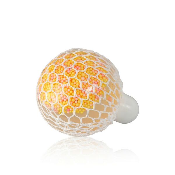 Лизун - жмяка 1 Toy в сетке с разноцветными мелкими шариками