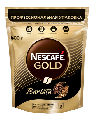 Кофе растворимый Nescafe Gold Barista 400 г