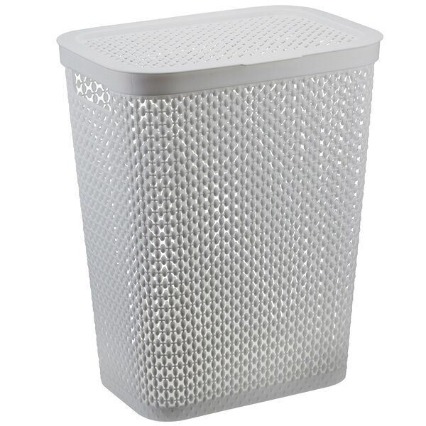 Корзина  IDEA для белья ПИРУЛА 35л смоки