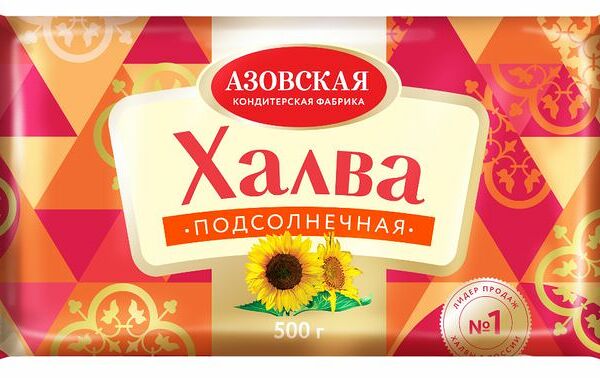 Халва Азовская КФ Подсолнечная 500 г