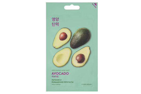 Маска тканевая Holika Holika Pure Essence Sheet Avocado смягчающая 23 мл 1 шт