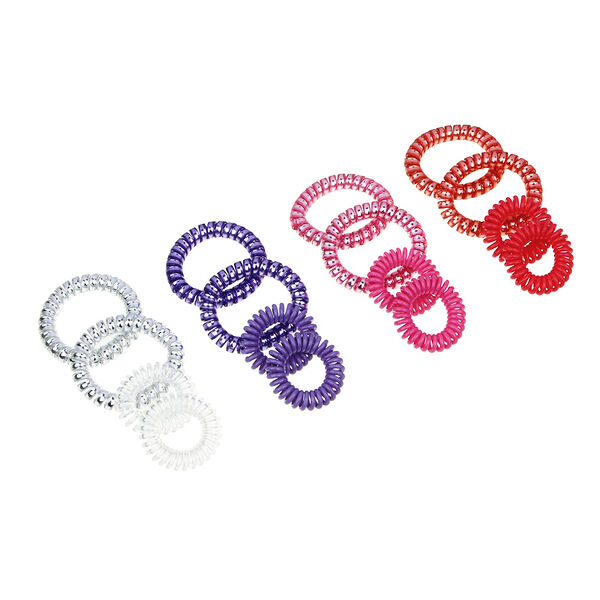 Набор резинок-спиралек Beriotti в ассортименте 4 шт.