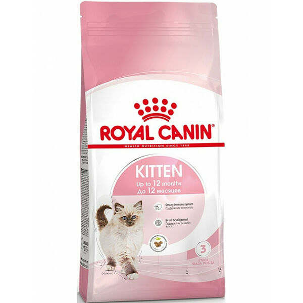 Корм Royal Canin Kitten сухой полнорационный сбалансированный для котят в период второй фазы роста (в возрасте до 12 месяцев) 2 кг