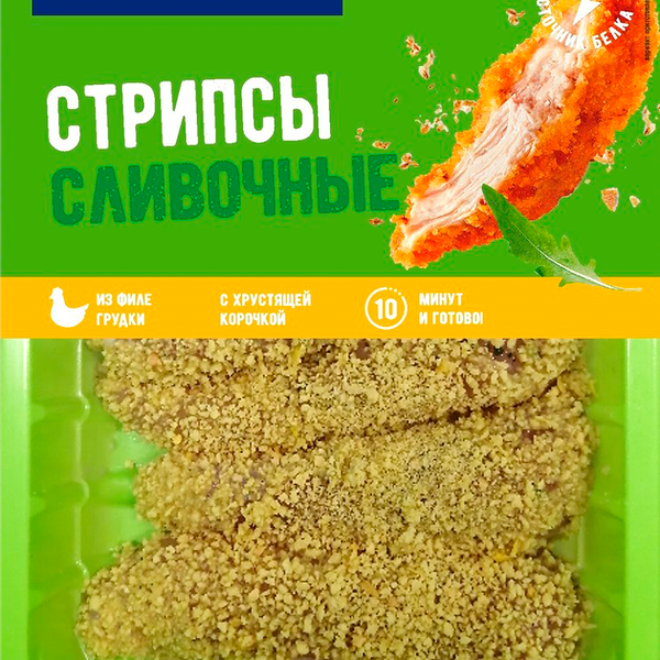 Стрипсы куриные сливочные Троекурово