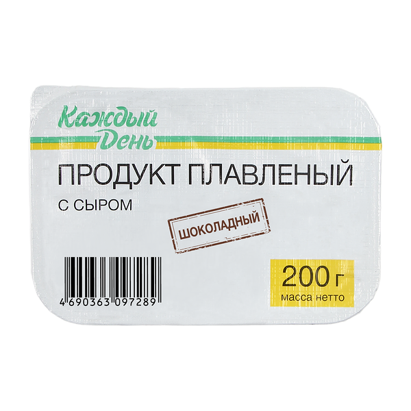 Продукт плавленый с сыром Каждый день Шоколадный 40%