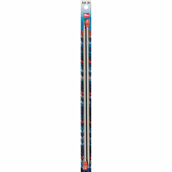 191467 Спицы прямые Prym 35* 5,0 ал.,упак