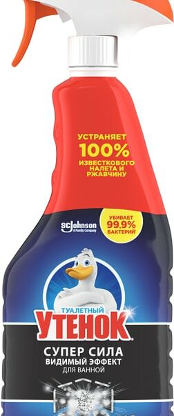 Средство чистящее Туалетный Утенок Суперсила видимый эффект для удаления налета и ржавчины 515мл