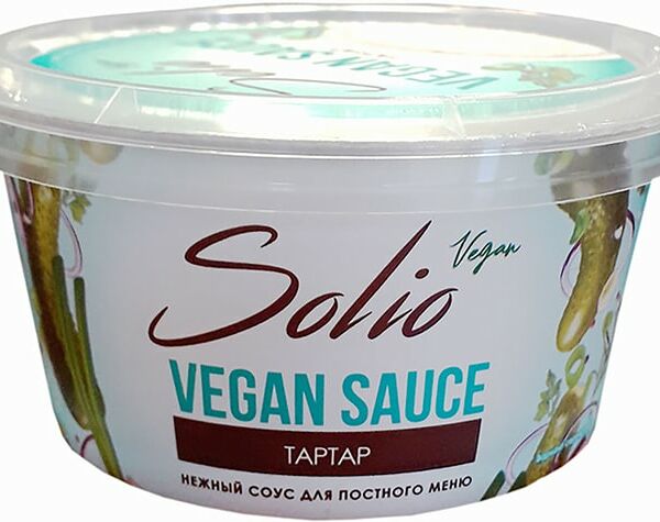 Соус Solio Тартар на основе растительных масел 25% 160г