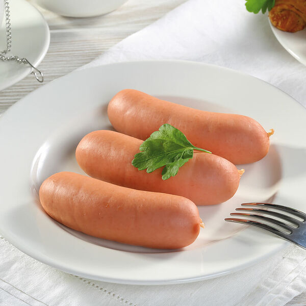 Сосиски Молочные Гост МясновЪ от КуулКлевер в натуральной оболочке