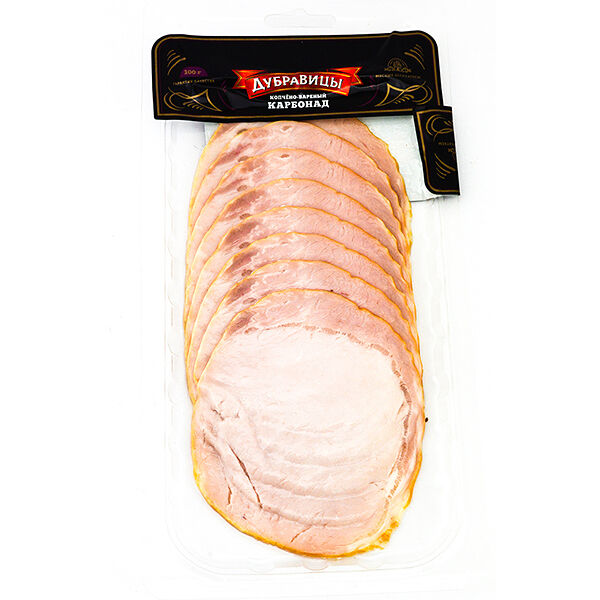 Карбонад копчено-вареный Дубравицы 100г