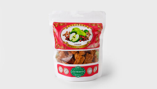 Сухарики Белёвская пастила Без сахара с клюквой