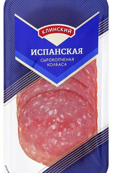 Колбаса сырокопчёная Испанская Клинский полусухая
