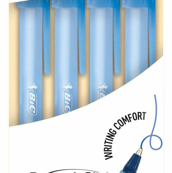 Ручка Bic Round Stic M шариковая 4 шт