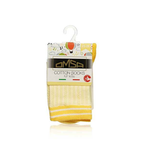 Детские ажурные носки Omsa Kids Giallo р.23-26