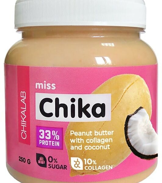 Паста арахисовая Chikalab с кокосом 250г