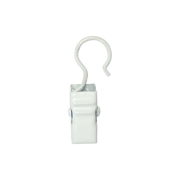 Зажимы Уют для колец 28 мм 10 шт металл белый