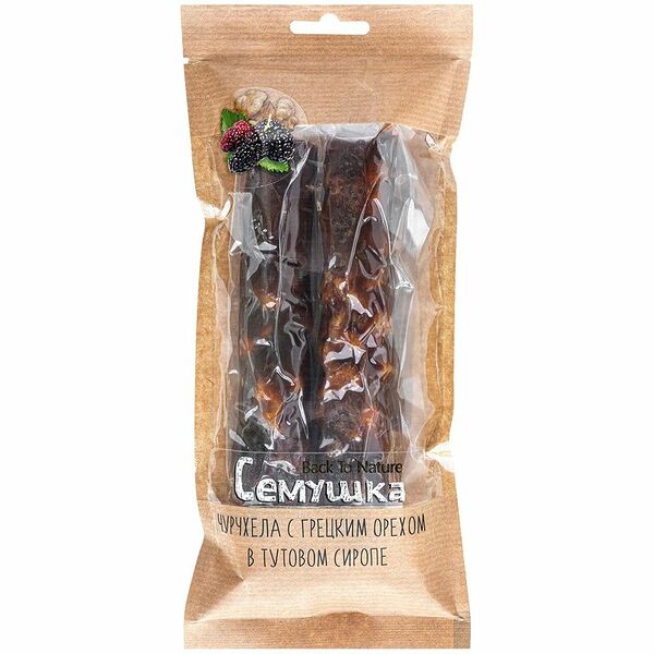 Чурчхела Семушка с грецким орехом в тутовом сиропе, 170г