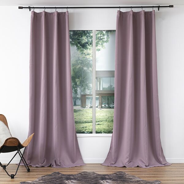 Комплект штор Блэкаут, 150х270 см, 2 шт, пыльная роза