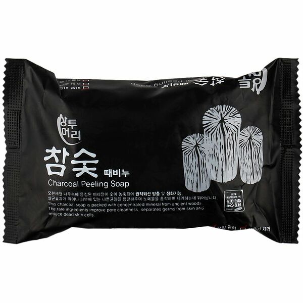 Мыло-скраб Juno с древесным углем