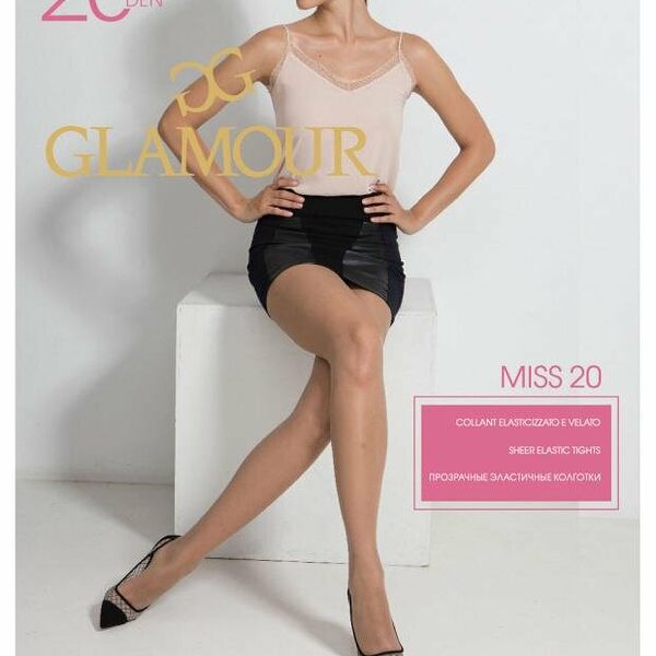 Колготки женские Glamour Miss 20 Nero 2