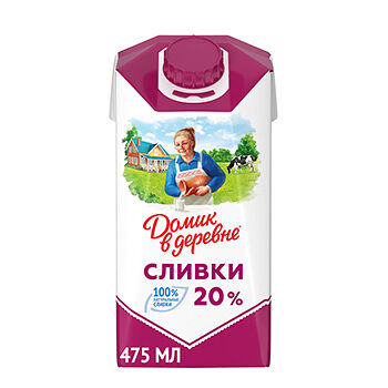 Сливки Домик в деревне 20%, 480 г