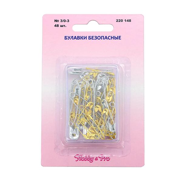 Булавки Hobby&Pro безопасные №3/0-0