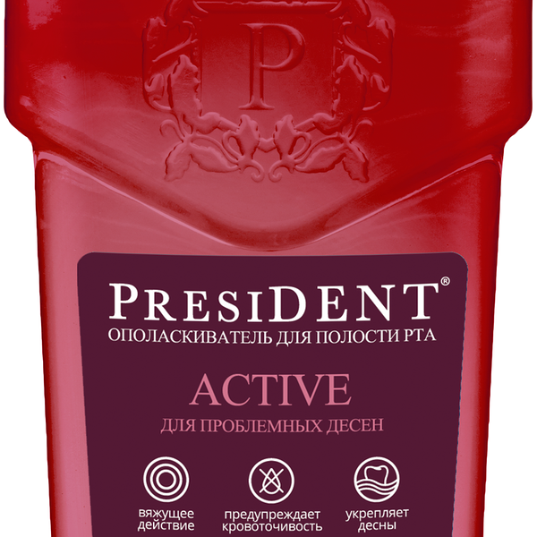 Ополаскиватель для полости рта President Profi Active 250 мл