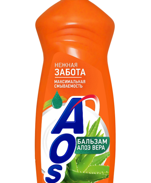 Средство для мытья посуды Aos Бальзам Алоэ вера 900 мл