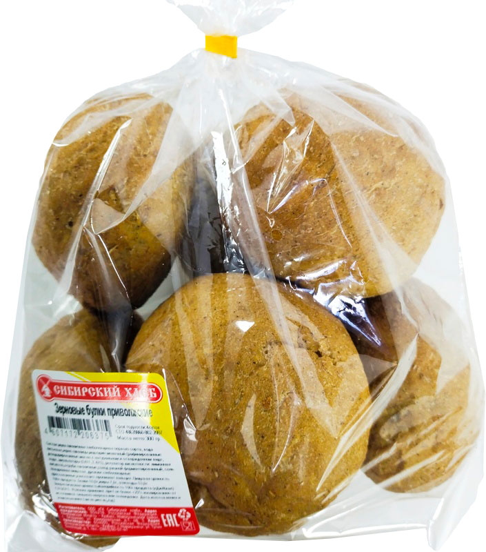 

Булки зерновые Сибирский Хлеб Приволжские 300 г