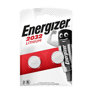 Батарейка литиевая 3V CR2032, Energizer, 2 шт., Индонезия