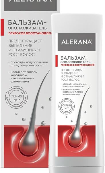 Бальзам-ополаскиватель для волос Alerana Глубокое восстановление 200мл