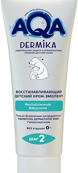 Крем-эмолент детский Aqa Dermika восстанавливающий 75мл