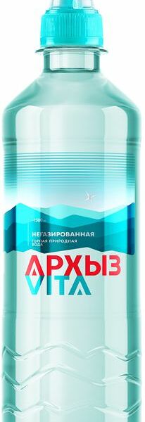 Вода питьевая Архыз Vita sport природная,столовая негазированная, 500мл