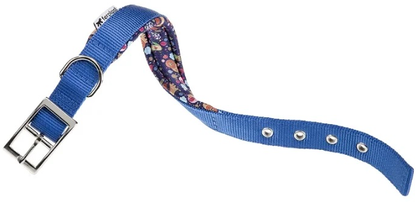 Ferplast ошейник нейлоновый Daytona Fantasy C25/45 25mm *45sm, Синий