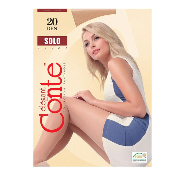 Женские колготки Conte Solo 20 den Bronz 2 размер