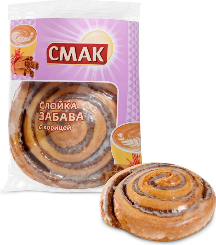 

Слойка Смак забава с корицей 100 г