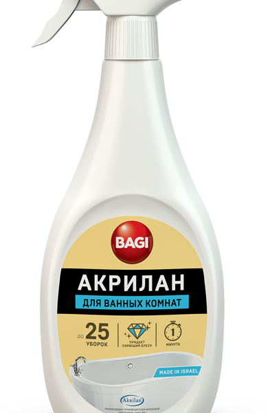 Средство чистящее для ванной комнаты Bagi Акрилан