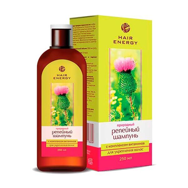 ПРИРОДНЫЙ Шампунь РЕПЕЙНЫЙ с витаминами