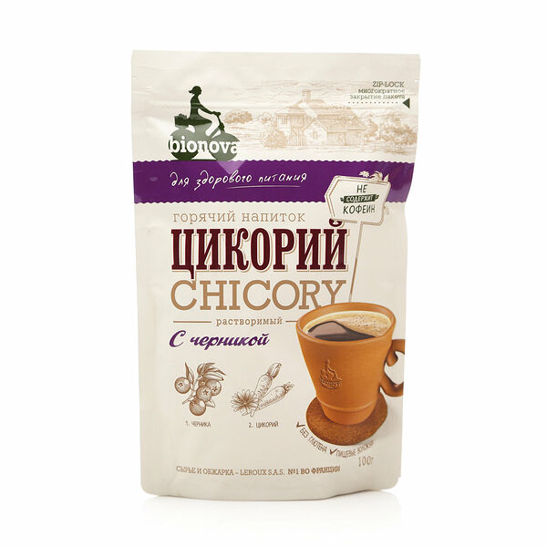 Цикорий растворимый с черникой ТМ Bionova (Бионова)